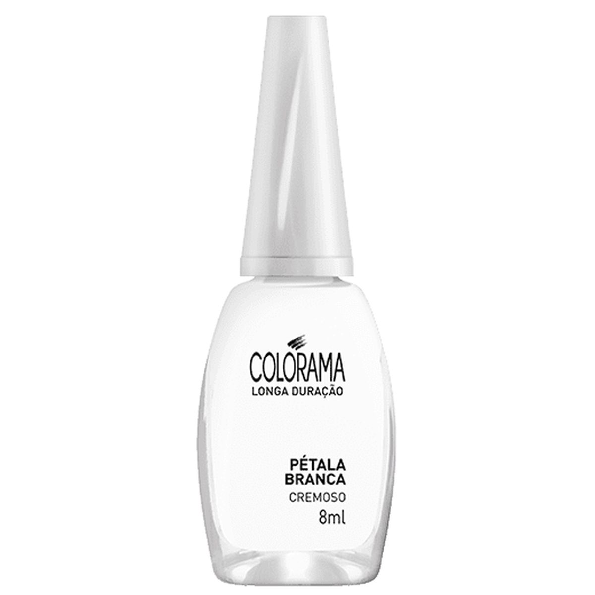 ESMALTE CREMOSO PÉTALA BRANCA COLORAMA 8ML