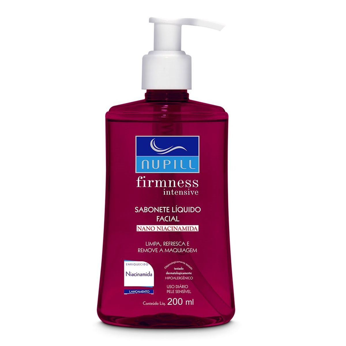 SABONETE LÍQUIDO FACIAL NUPILL NANO NIACINAMIDA NUPILL 200ML