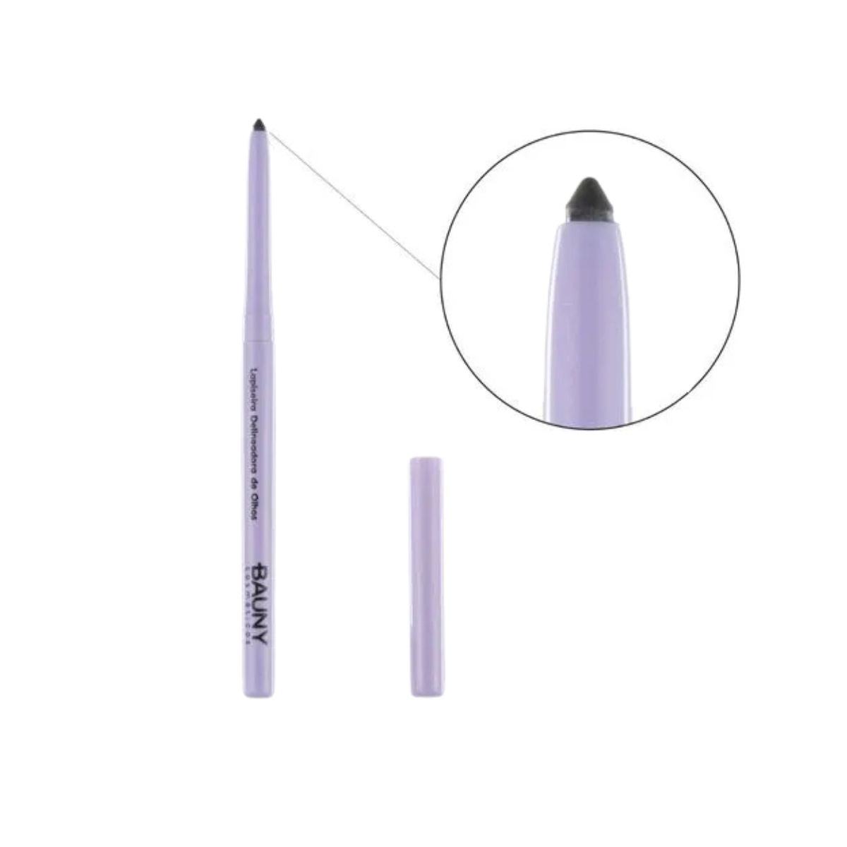 LAPISEIRA RETRATIL DELINEADORA PARA OLHOS PRETO BAUNY 1,1G