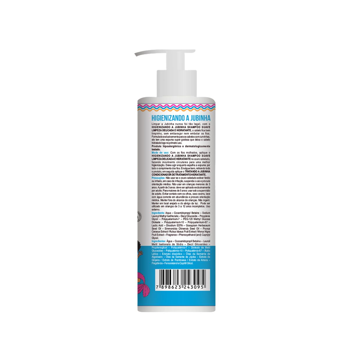 SHAMPOO HIGIENIZANDO A JUBINHA WIDI CARE 300ML