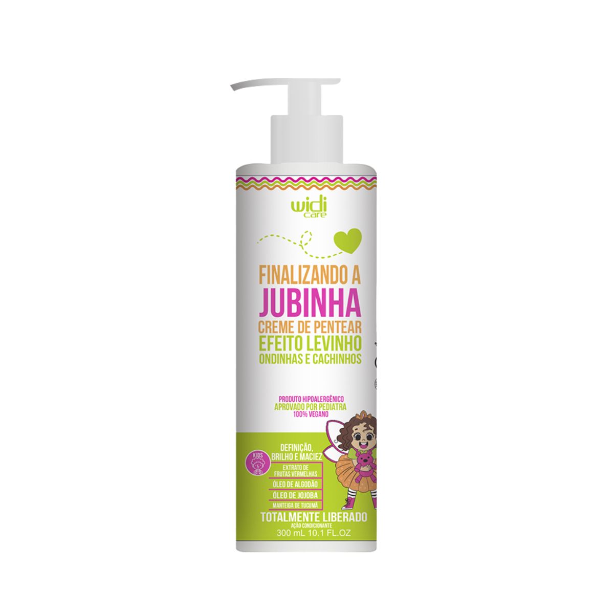 CREME DE PENTEAR JUBINHA EFEITO LEVINHO WIDI CARE 300ML