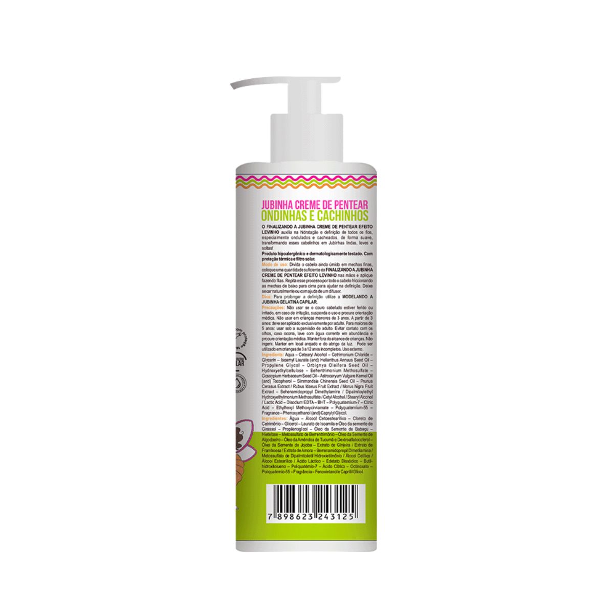 CREME DE PENTEAR JUBINHA EFEITO LEVINHO WIDI CARE 300ML