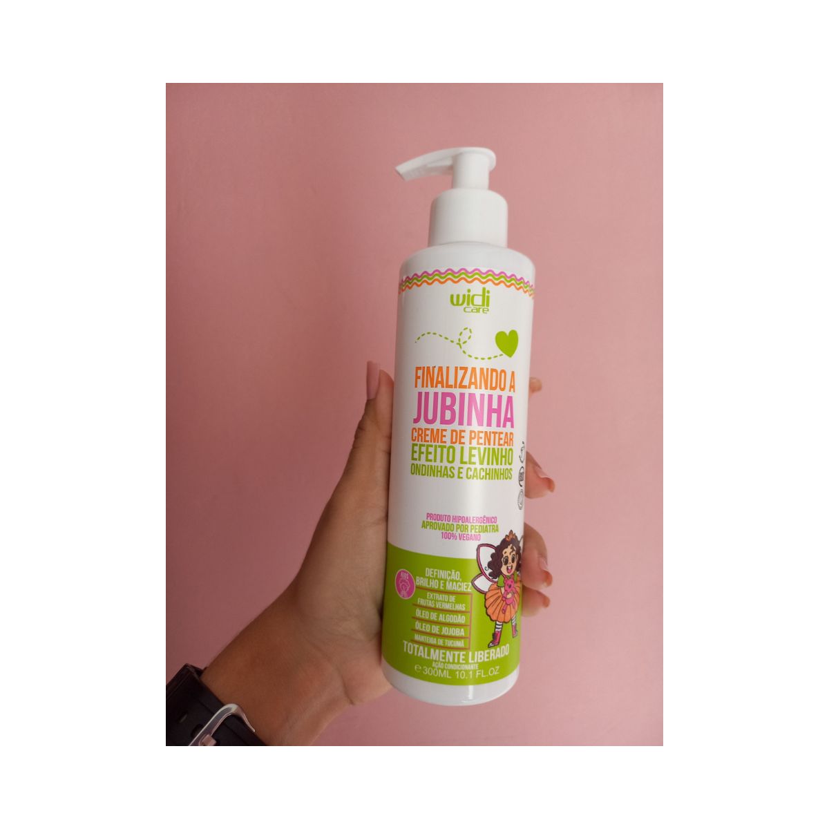 CREME DE PENTEAR JUBINHA EFEITO LEVINHO WIDI CARE 300ML
