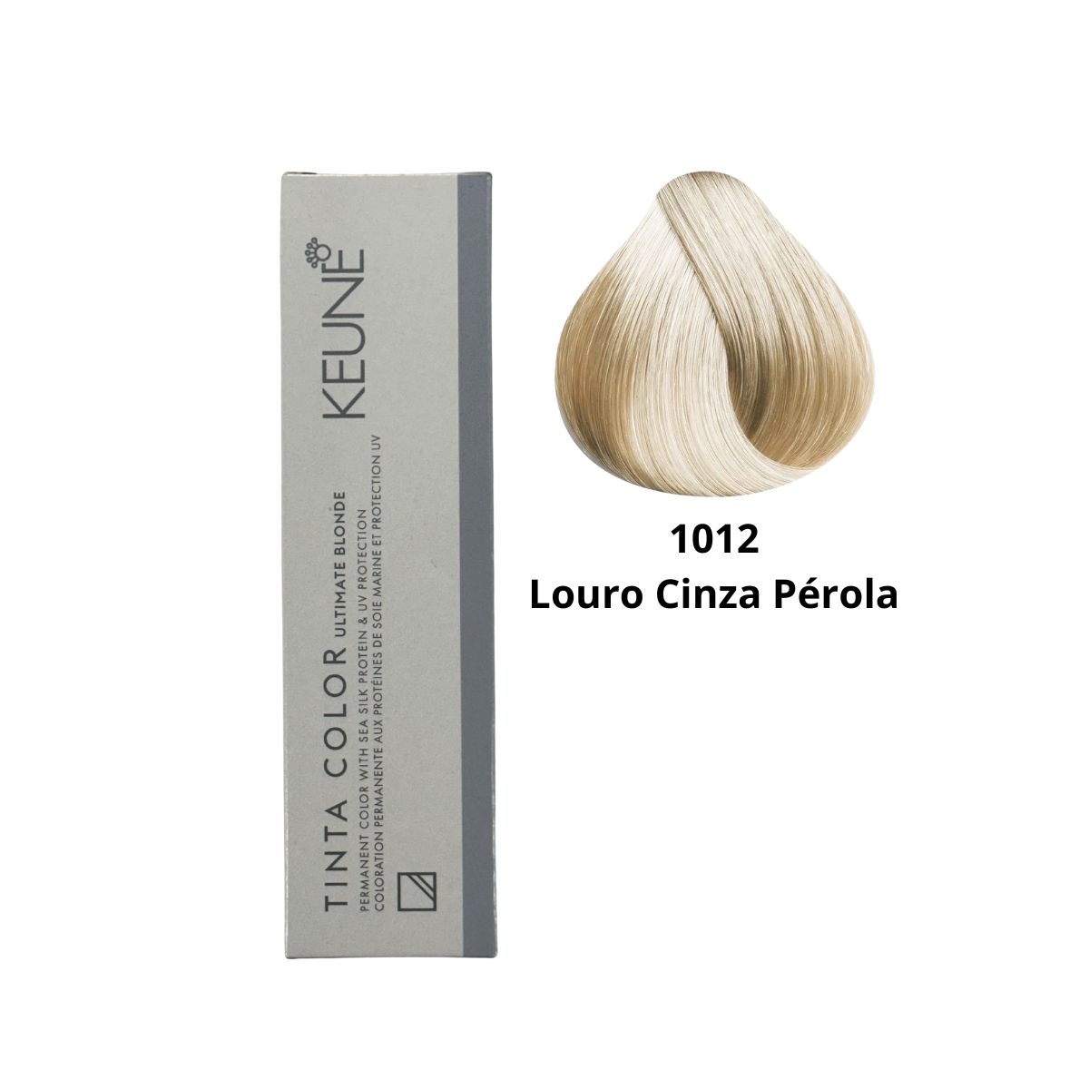 KIT 2 TINTAS KEUNE COLOR 1012 60ML + 2 OX CREAM DEV 20 VOL 6% 60ML