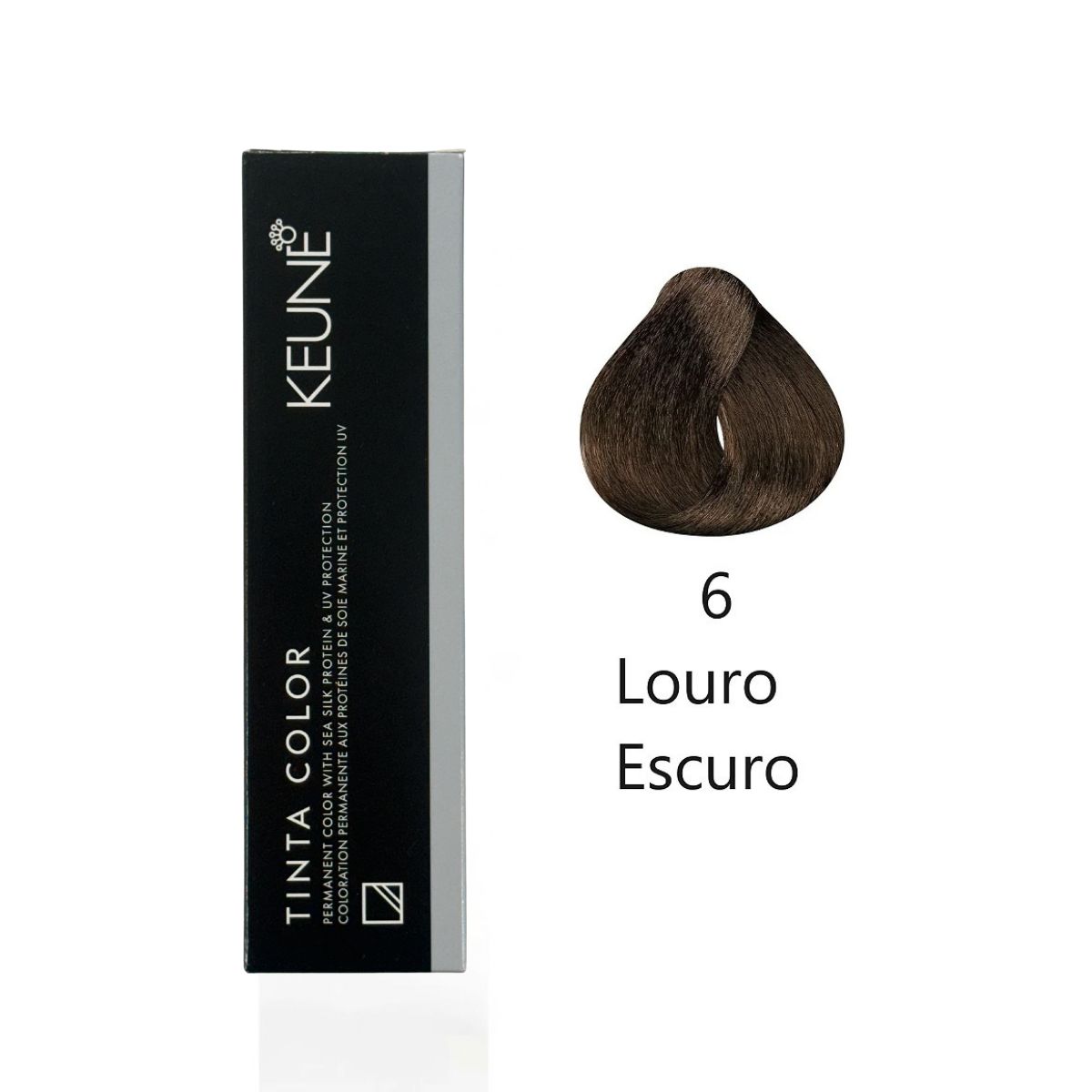 KIT 2 TINTAS KEUNE COLOR 6 60ML + 2 OX CREAM DEV 20 VOL 6% 60ML