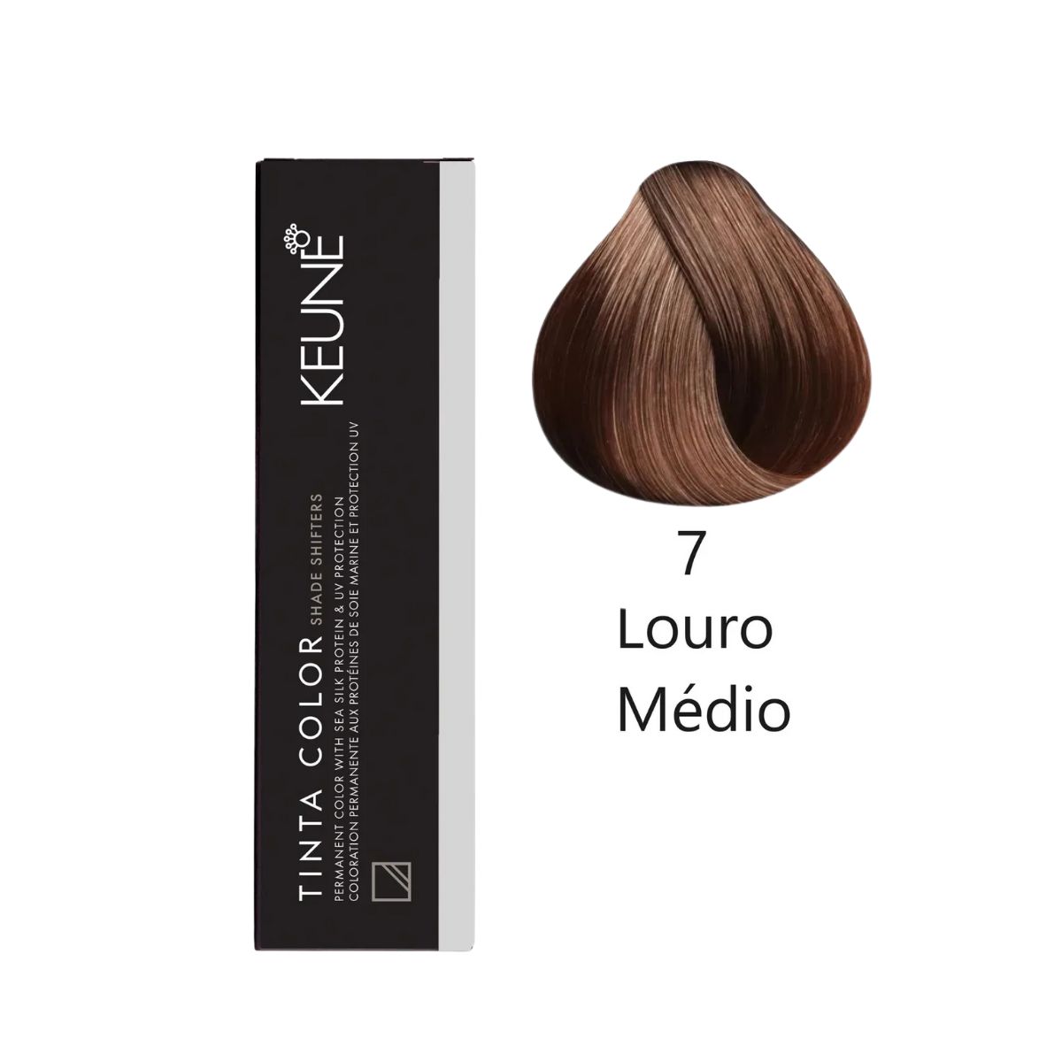 KIT 2 TINTAS KEUNE COLOR 7 60ML + 2 OX CREAM DEV 20 VOL 6% 60ML