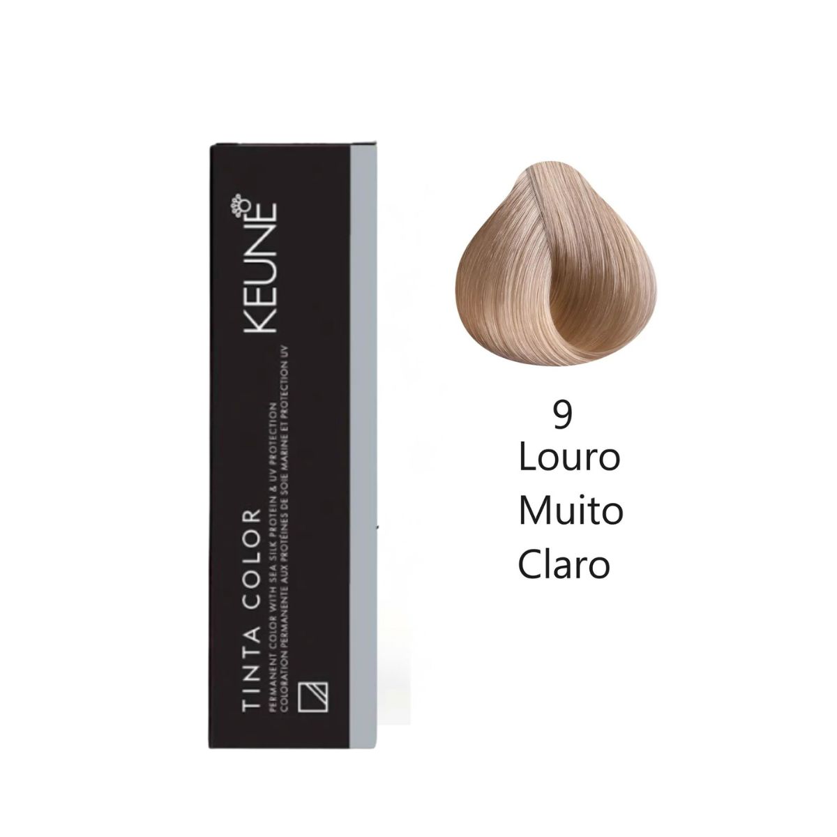 KIT 2 TINTAS KEUNE COLOR 9 60ML + 2 OX CREAM DEV 20 VOL 6% 60ML