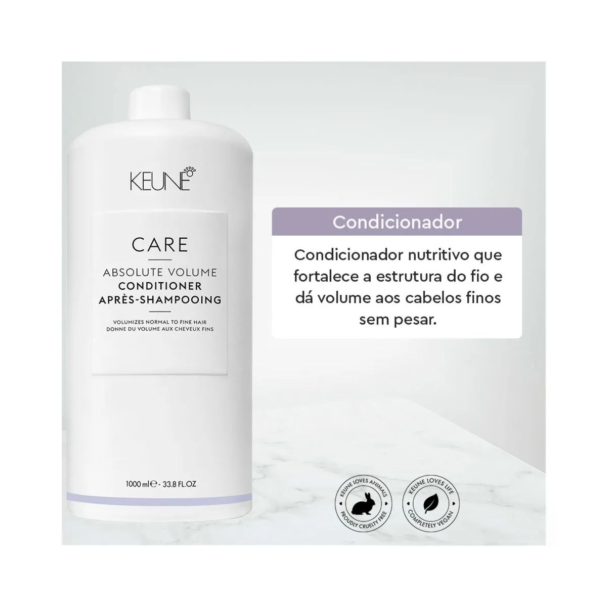 KIT KEUNE SHAMPOO ABSOLUTE VOLUME 1000ML + VALVULA PUMP