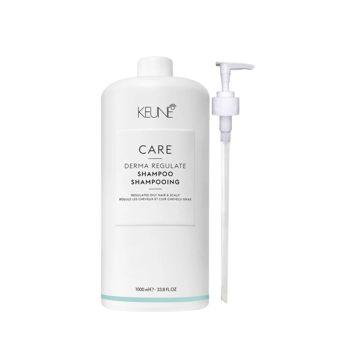KIT KEUNE SHAMPOO DERMA REGULATE 1000ML + VALVULA PUMP