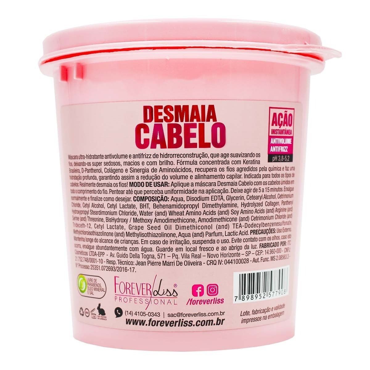 MÁSCARA DESMAIA CABELO FOREVER LISS 200G