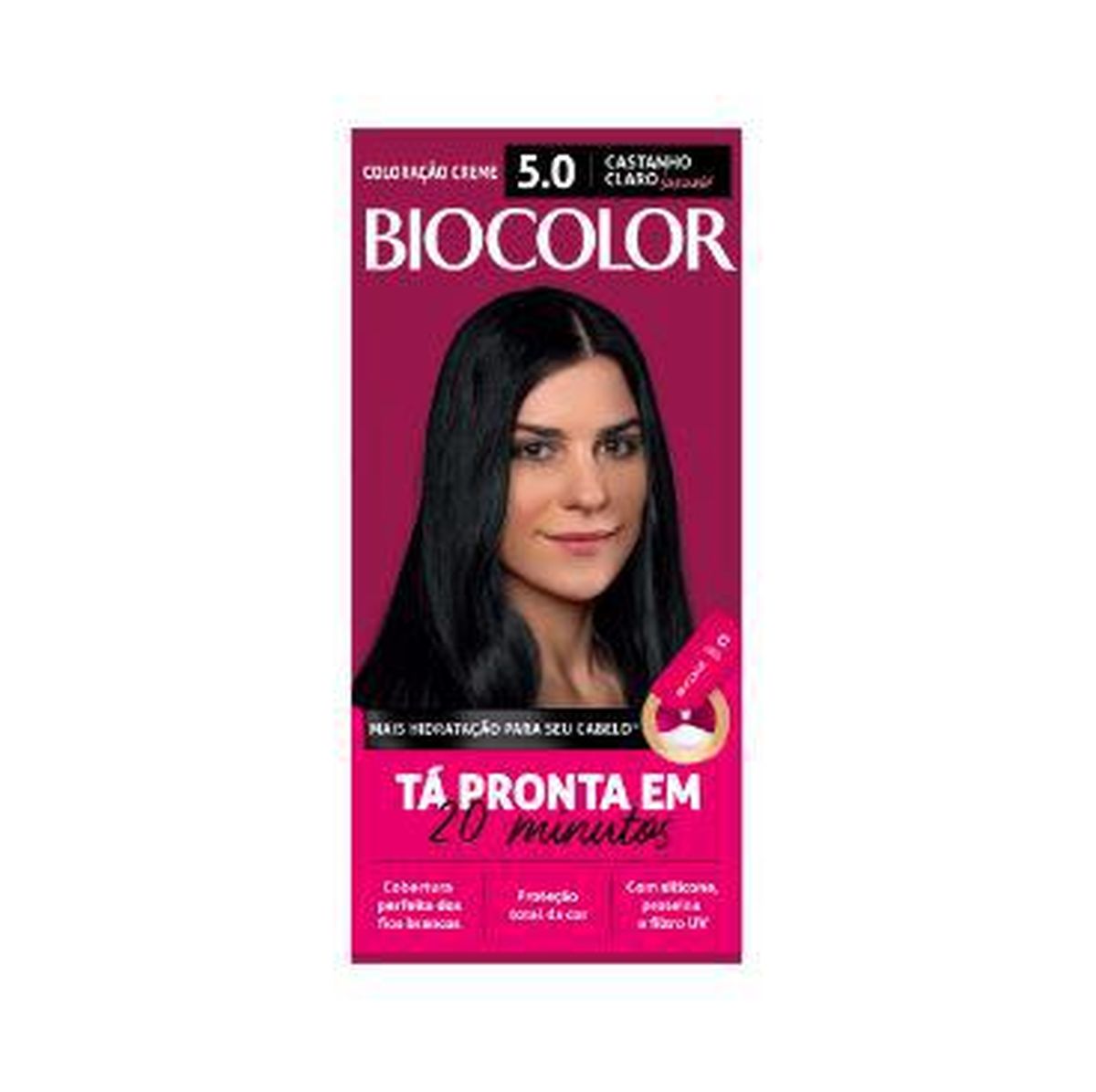 TINTA  DE CABELO BIOCOLOR 5.0 CASTNHO CLARO
