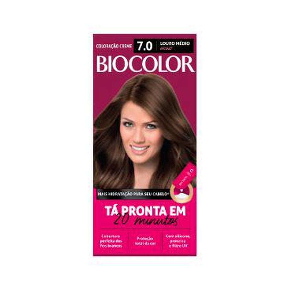 TINTA  DE CABELO BIOCOLOR 7.0 LOURO ARRASO