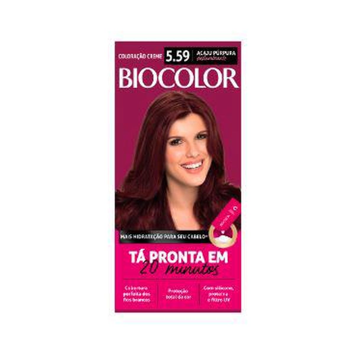 TINTA DE CABELO BIOCOLOR 5.59 ACAJU PURPURA