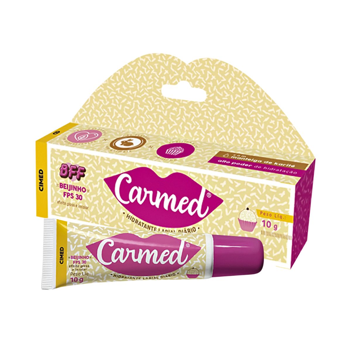 HIDRATANTE LABIAL BFF FINI BEIJINHO CARMED 10G