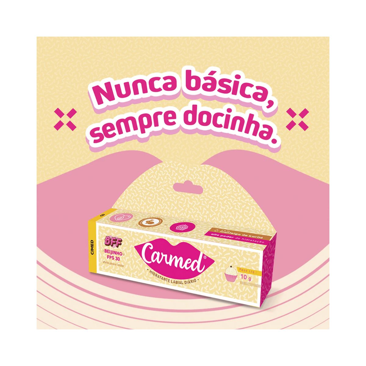 HIDRATANTE LABIAL BFF FINI BEIJINHO CARMED 10G