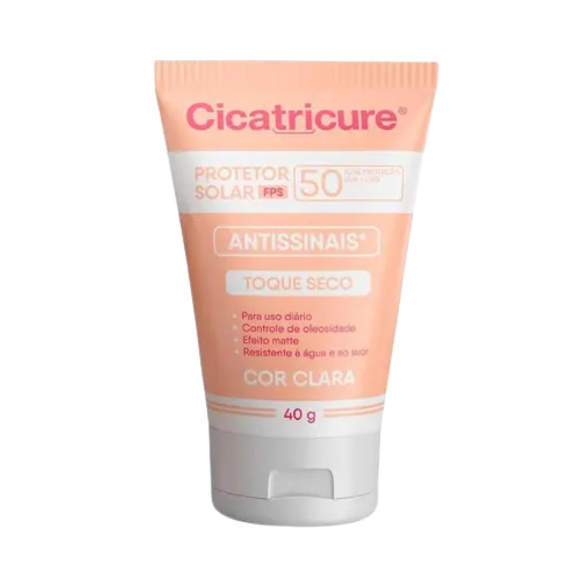 PROTETOR SOLAR FACIAL COM CLARA CICATRICURE 40G