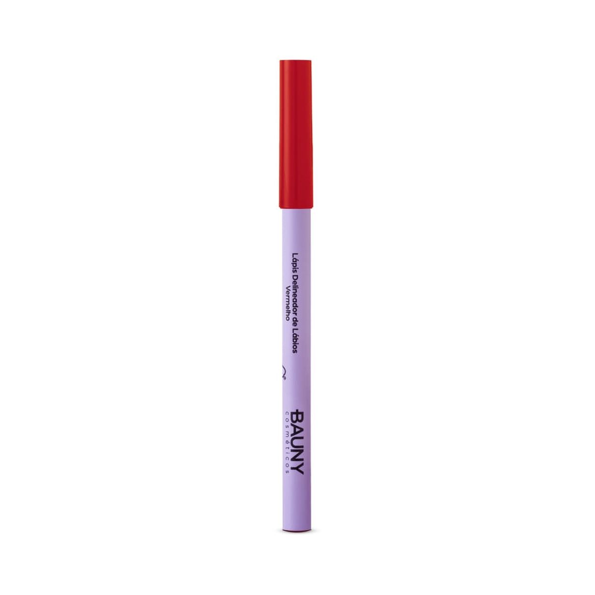 LÁPIS DELINEADOR PARA LABIOS COR VERMELHO BAUNY 1,1G