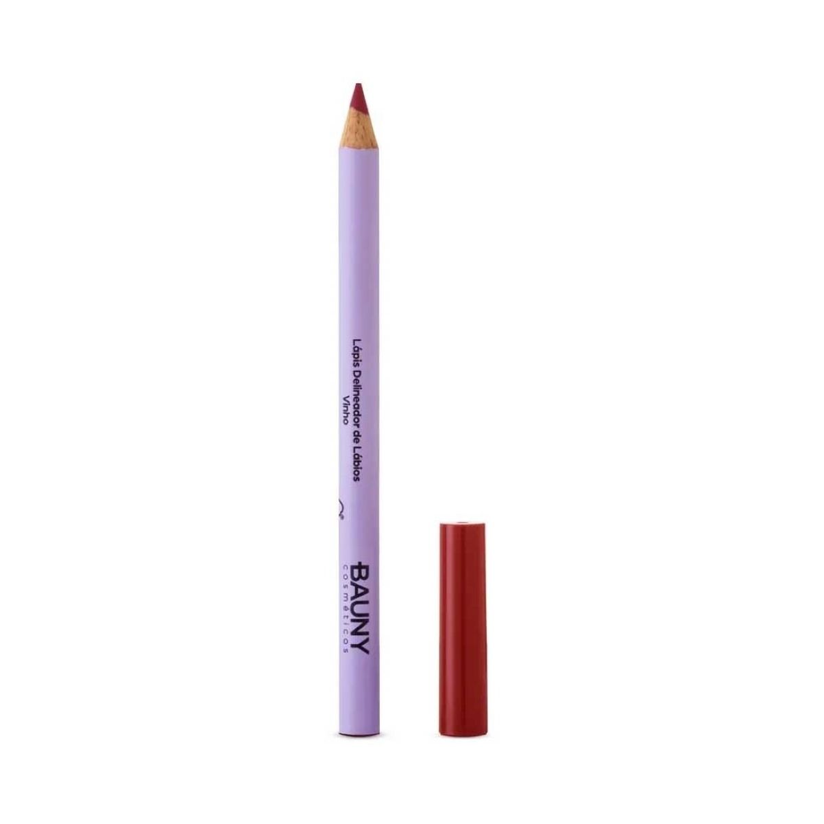 LÁPIS DELINEADOR PARA LABIOS COR VINHO BAUNY 1,1G