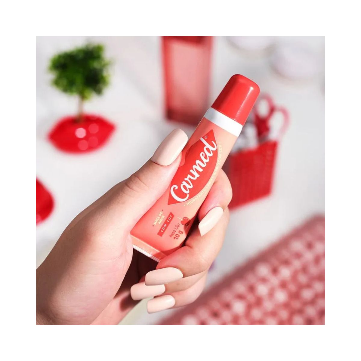 HIDRATANTE LABIAL CARMED MAÇÃ DO AMOR 10G