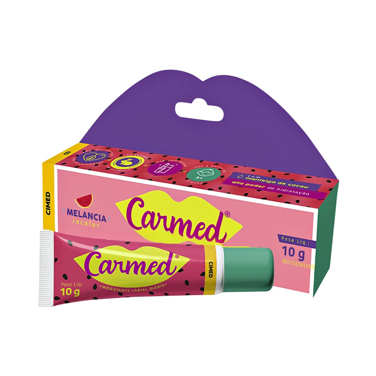 HIDRATANTE LABIAL MELANCIA CARMED 10G
