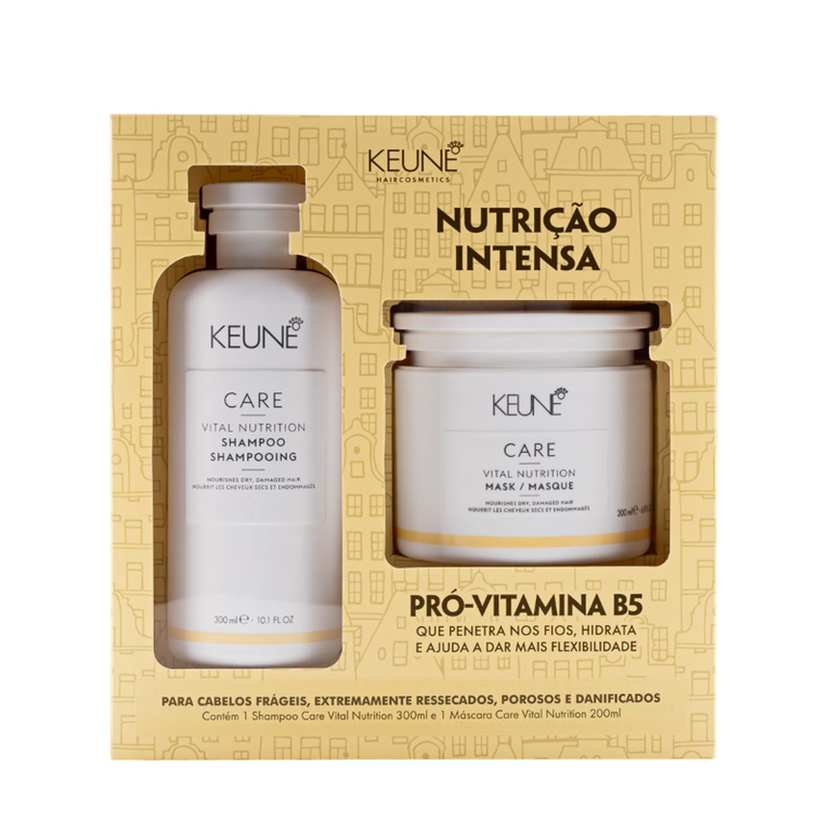 KIT SHAMPOO E CONDICIONADOR NUTRIÇÃO INTENSA KEUNE