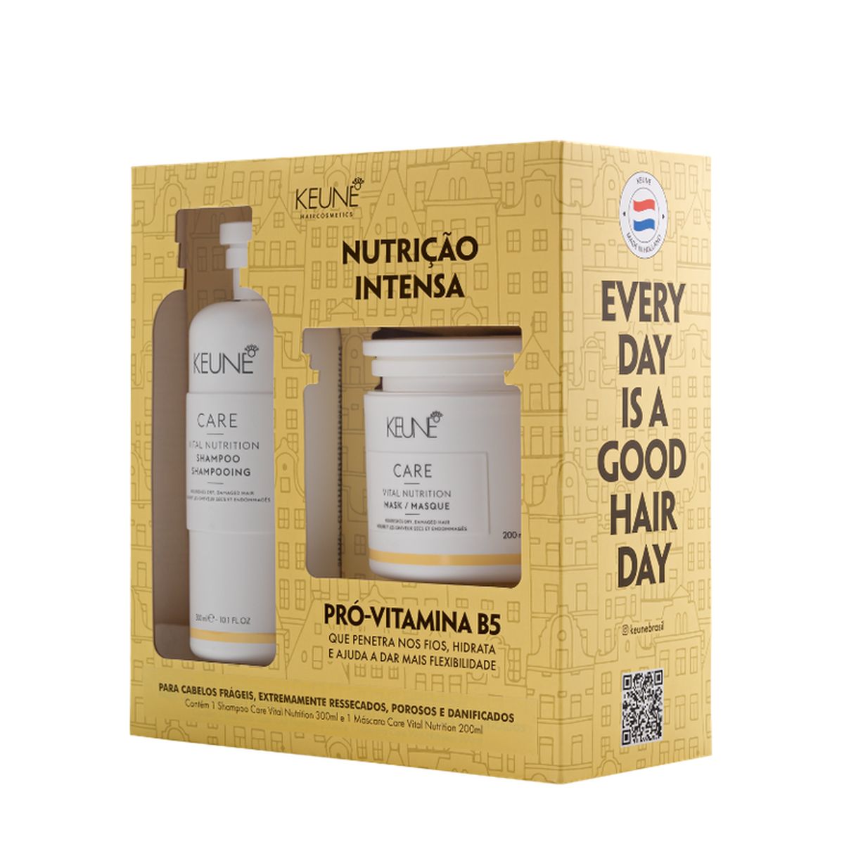 KIT SHAMPOO E CONDICIONADOR NUTRIÇÃO INTENSA KEUNE