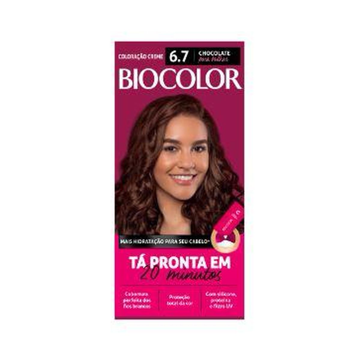 TINTA  DE CABELO BIOCOLOR 6.7 CHOCOLATE