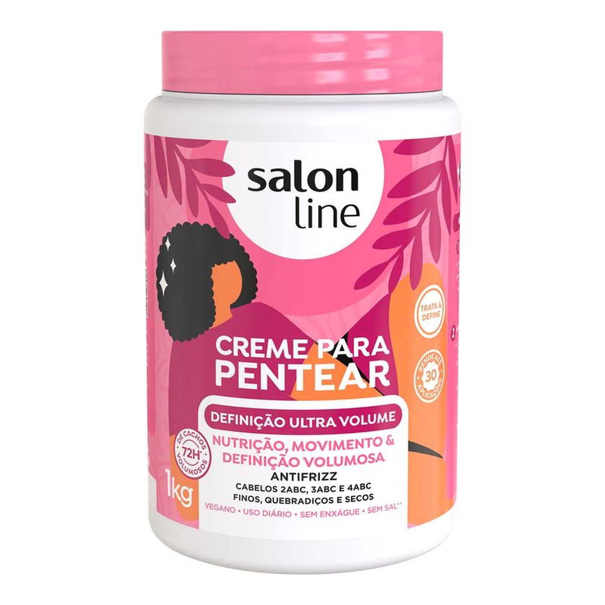 CREME PENTEAR CONDICIONADOR DEFINICAO ULTRA VOLUME SALON LINE 1KG
