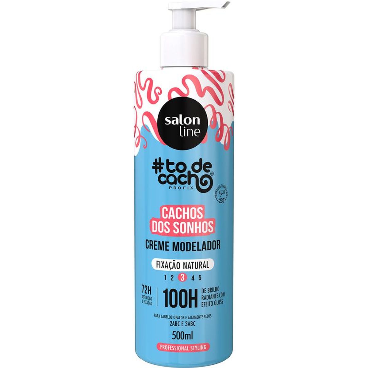 CREME #TODECACHO MODELADOR CONDICIONADOR CACHOS DOS SONHOS FIX NATURAL SALON LIN