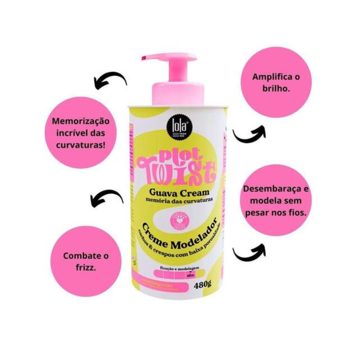 CREME PLOT TWIST GUAVA LOLA COSMETICS 480G