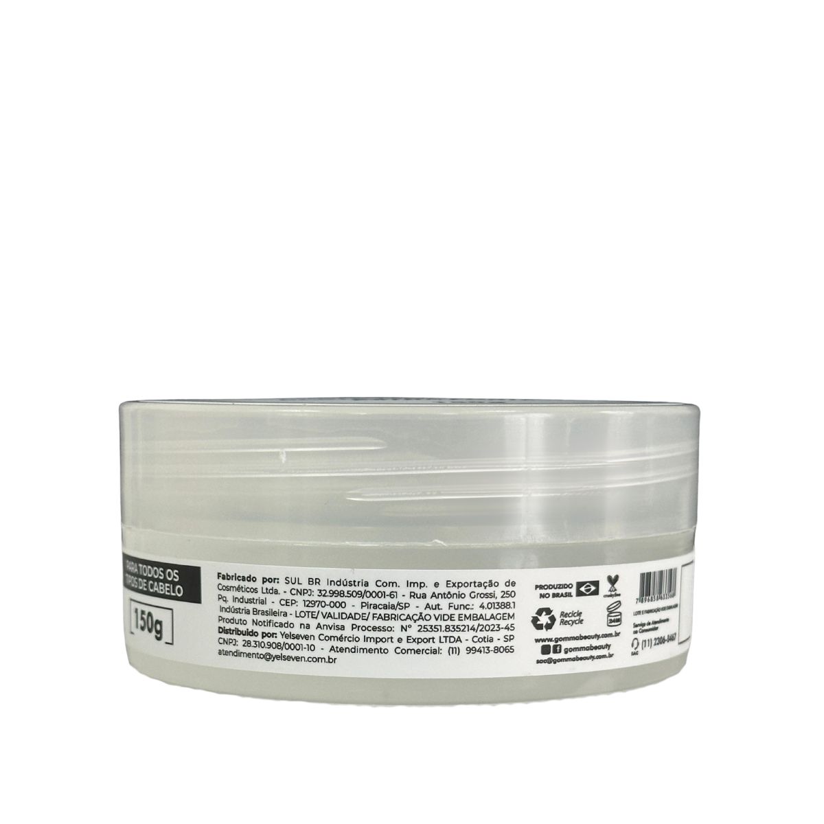 PASTA MODELADORA TRANSPARENTE GOMMA YELSEW 150G