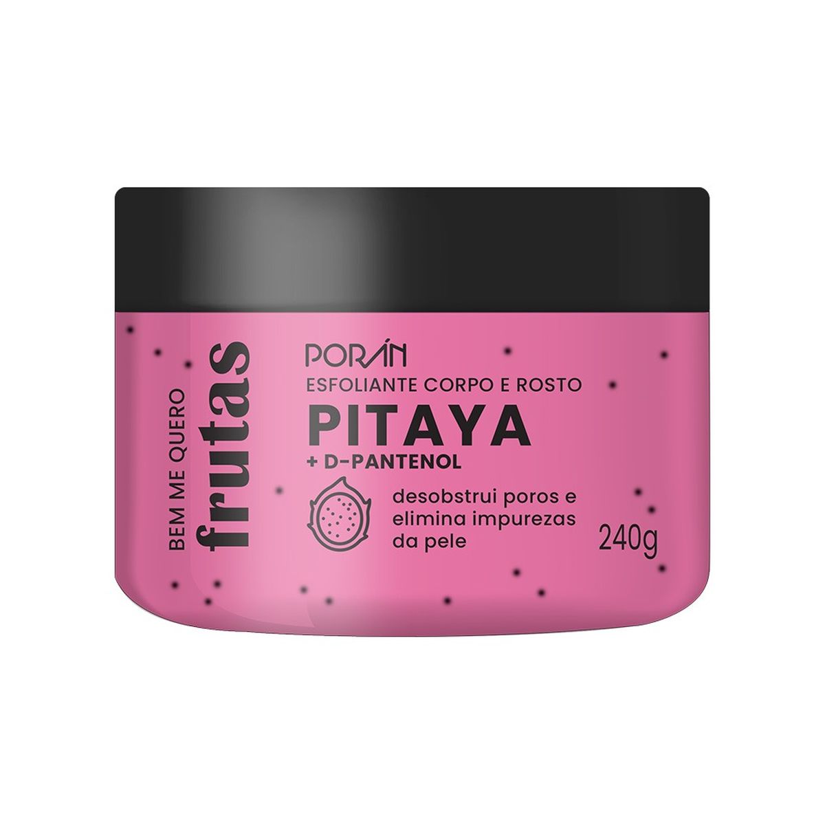 ESFOLIANTE PARA CORPO E ROSTO PITAYA + D-PANTENOL PORÁN 240G