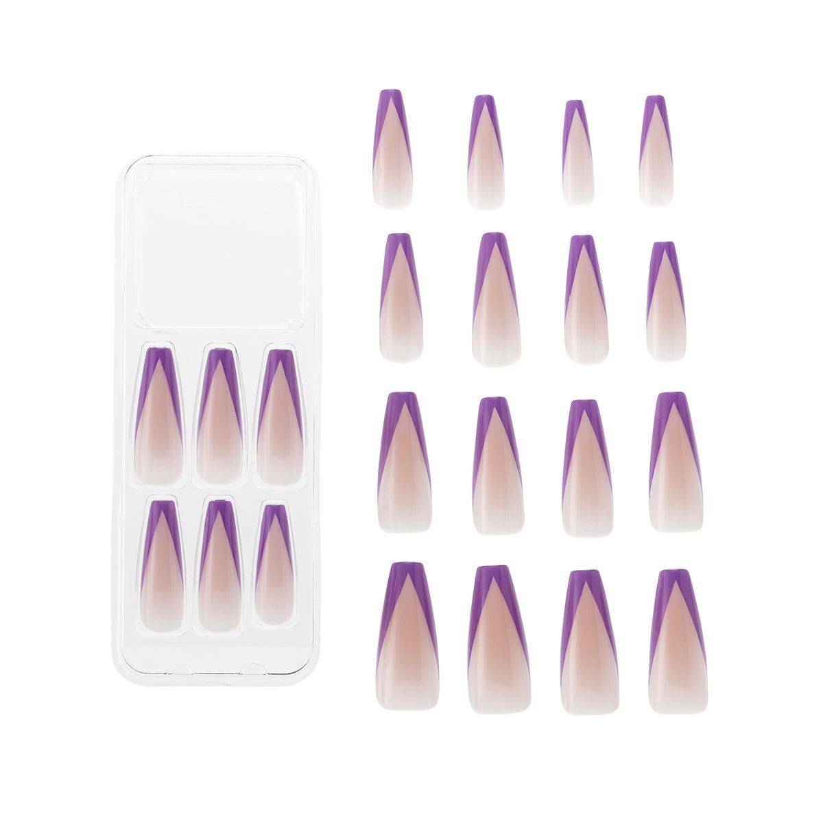 UNHAS POSTIÇAS GEL EXTEND NEW PURPLE KISS NEW YORK