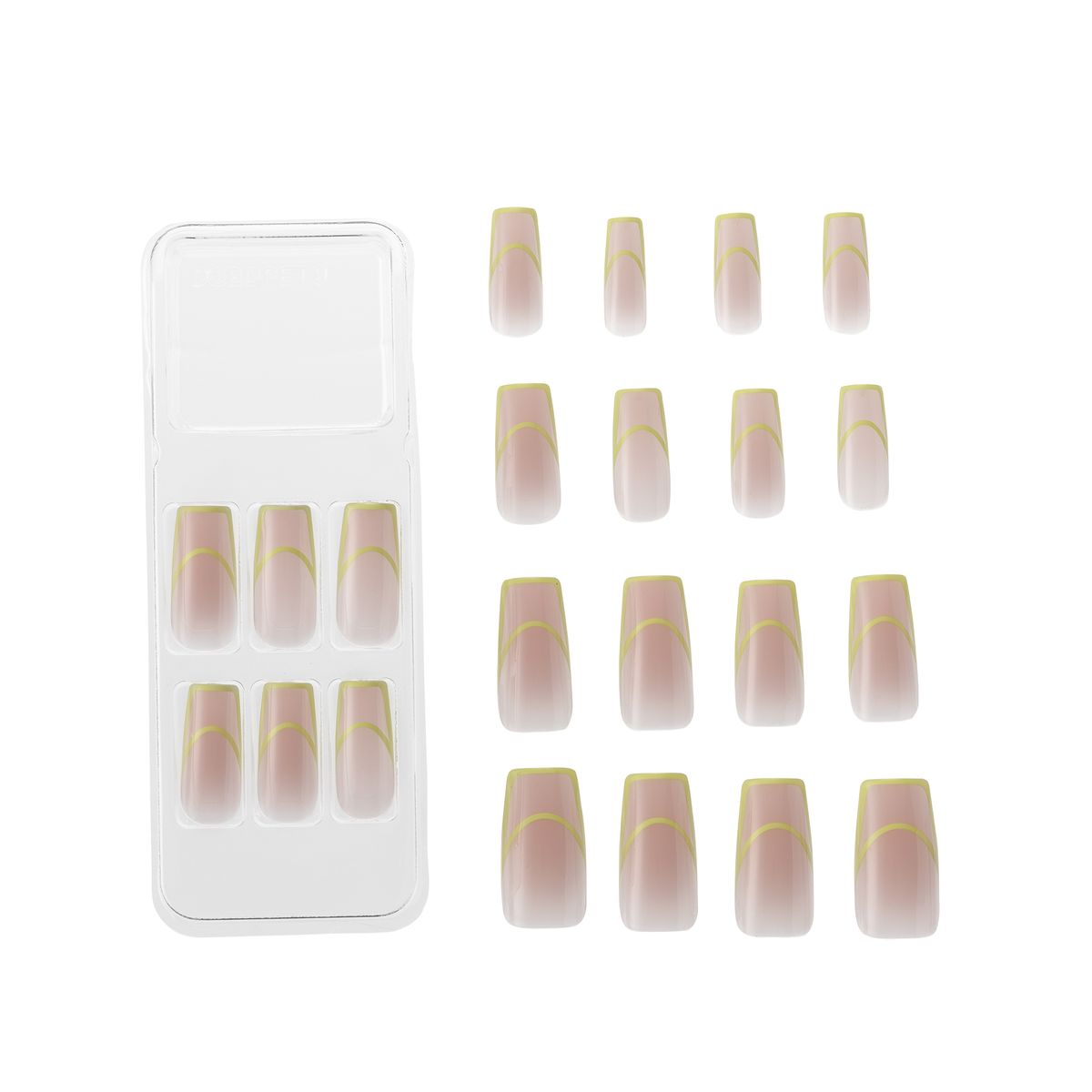UNHAS POSTIÇAS GEL EXTEND FRENCH NEON KISS NEW YORK