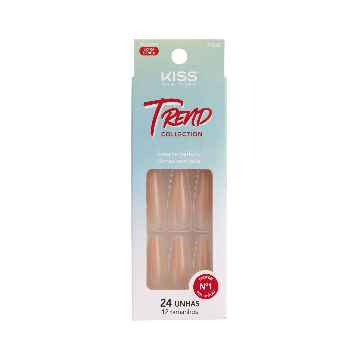 UNHAS POSTIÇAS TREND COLLECTION NAILS BETTER NU KISS NEW YORK