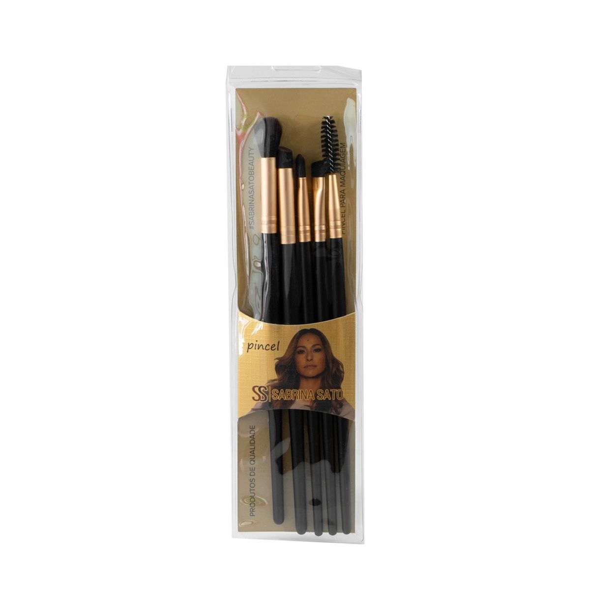 KIT PINCEL DE MAQUIAGEM SABRINA SATO COM 5 UNIDADES SS-1913