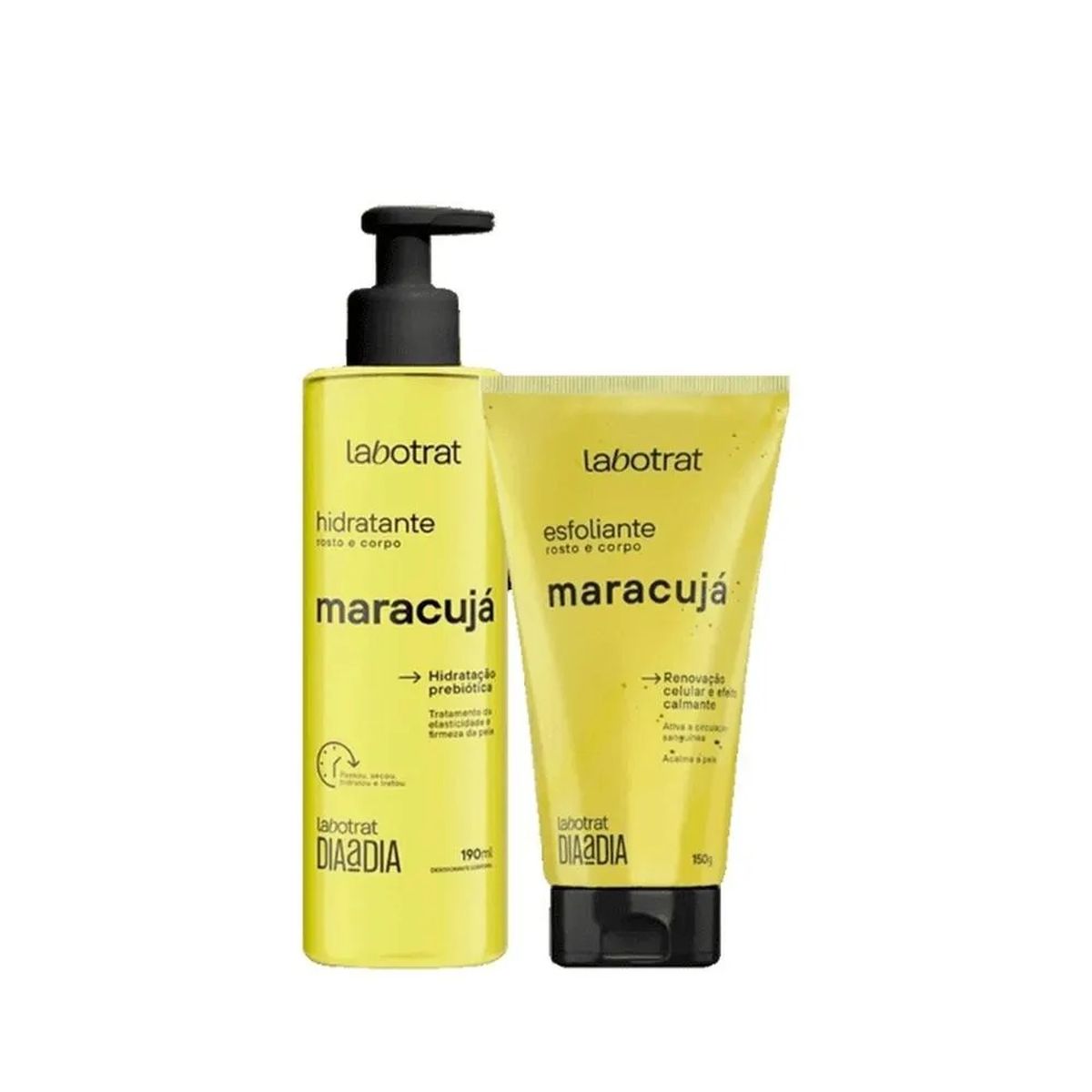 KIT ESFOLIANTE + HIDRATANTE DIA DIA MARACUJÁ LABOTRAT