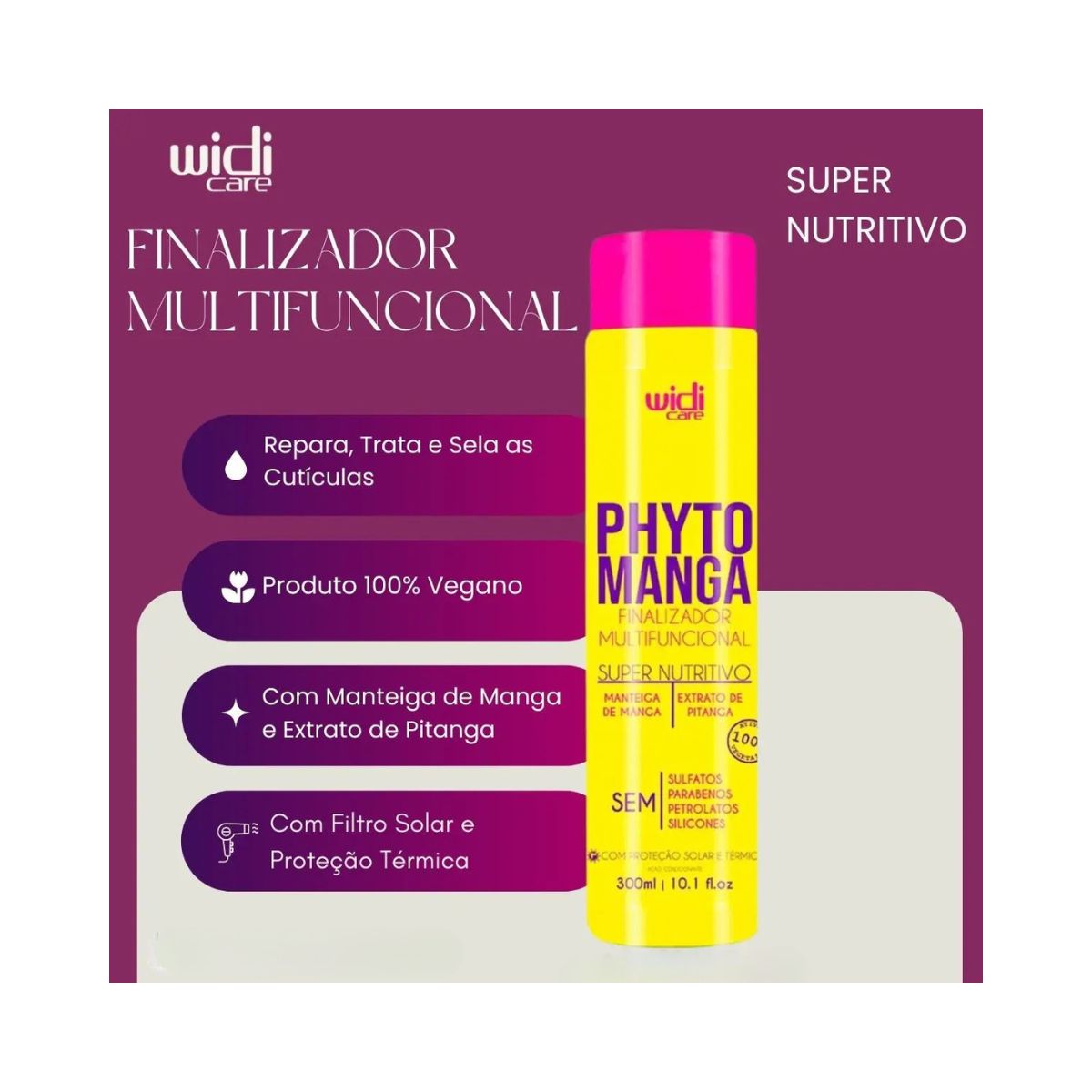 FINALIZADOR PHYTOMANGA WIDI CARE 300GR