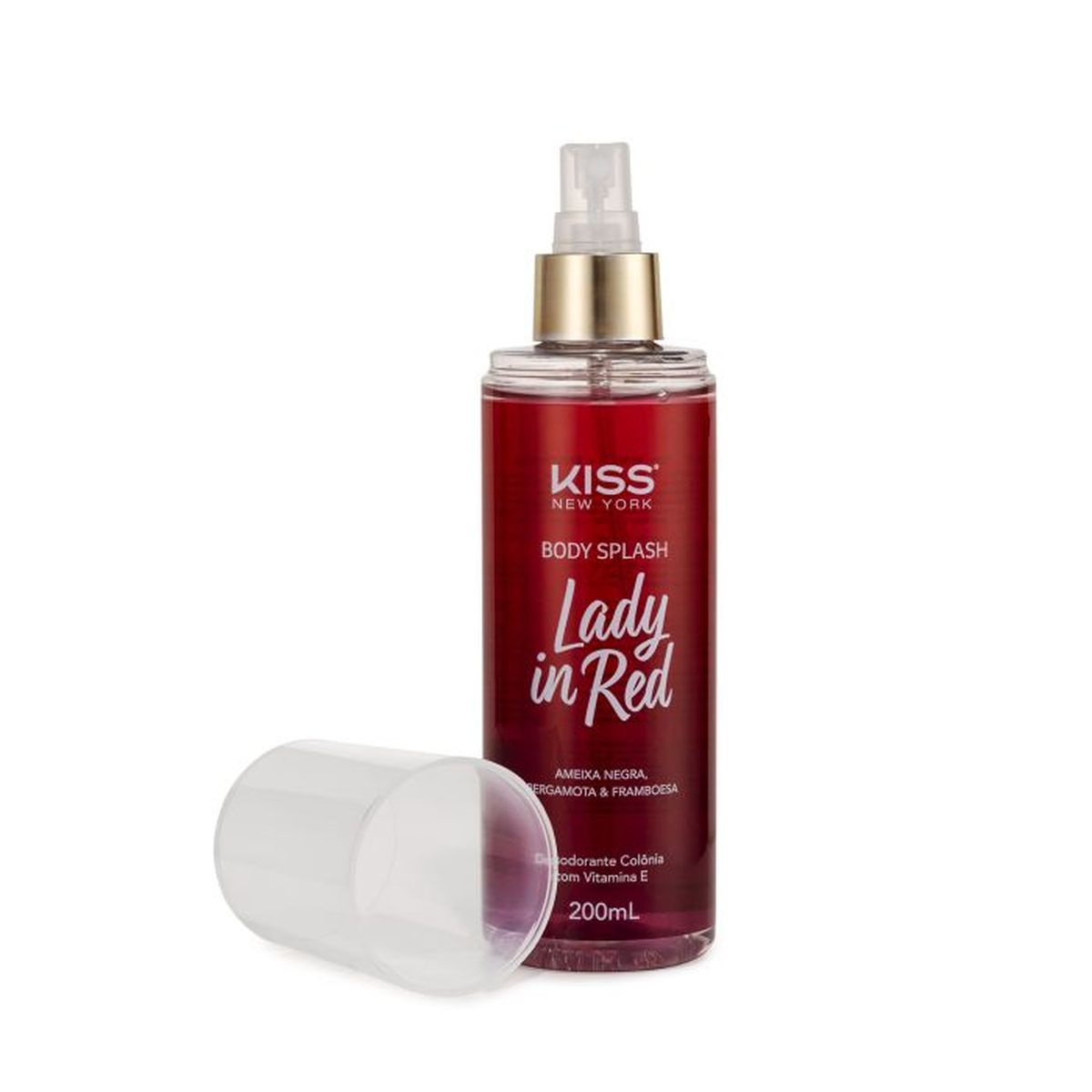 BODY SPLASH LADY IN RED - KISS NEW YORK 200ML