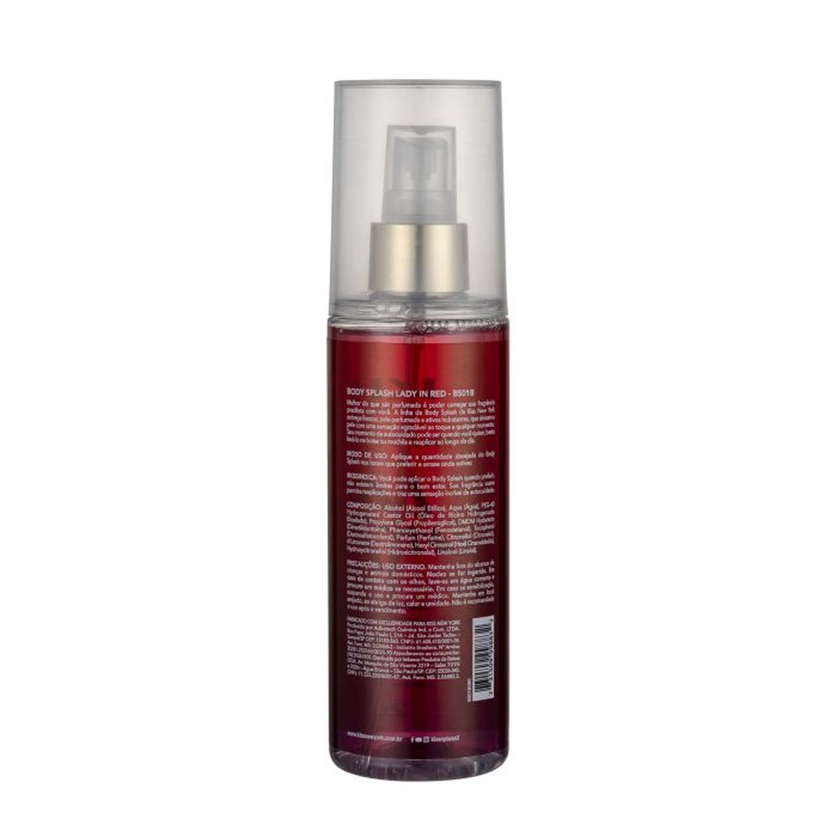 BODY SPLASH LADY IN RED - KISS NEW YORK 200ML