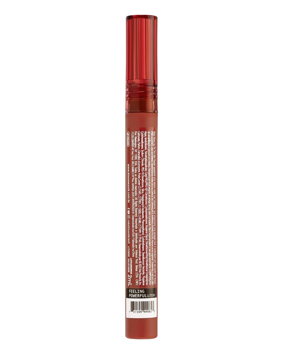 RUBY KISSES LIP FIX TINT BOLD ORANGE