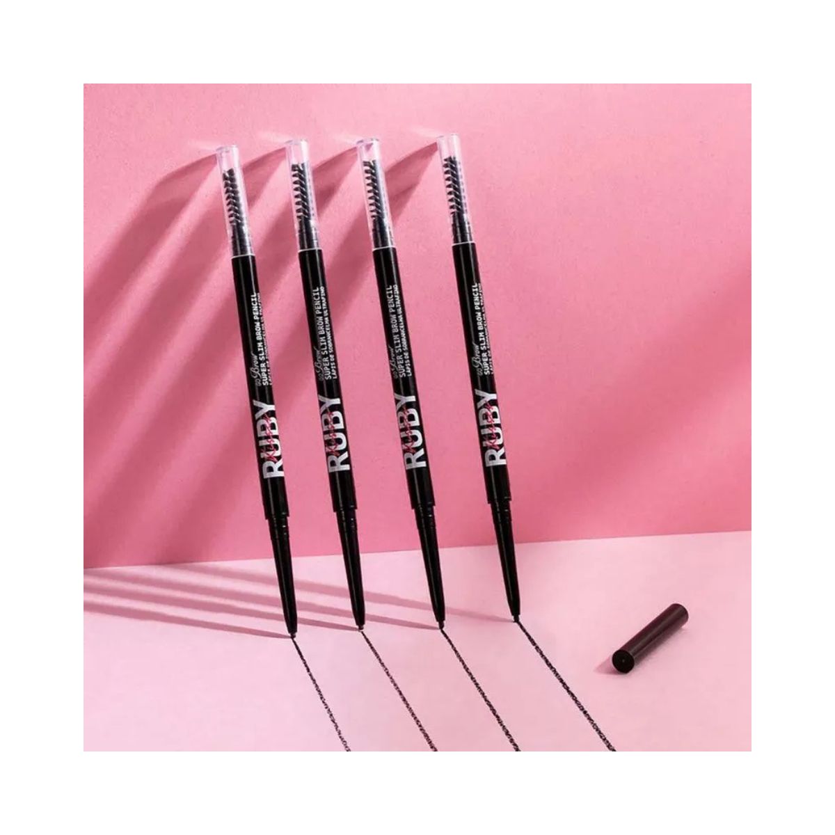 RUBY KISSES GO BROW LÁPIS DE SOBRANCELHA ULTRAFINO - MEDIUM BROWN