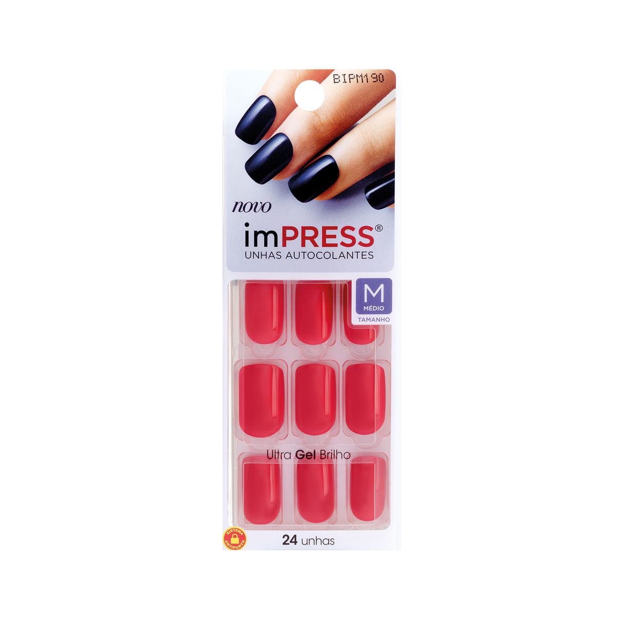 UNHAS POSTIÇAS IMPRESS AUTOCOLANTES MÉDIA RATHER RECKLESS KISS NEW YORK