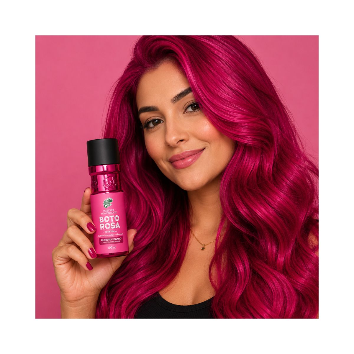 MASCARA PIGMENTANTE TONALIZANTE BOTO ROSA KAMALEÃO 100ML