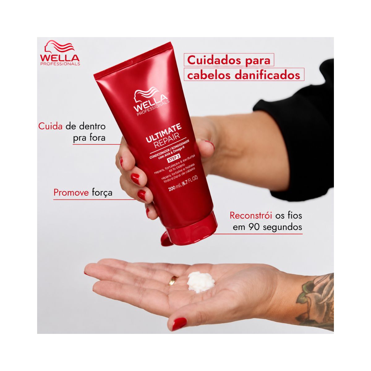 CONDICIONADOR PRO ULTIMATE REPAIR WELLA PROFISSIONALS 200ML