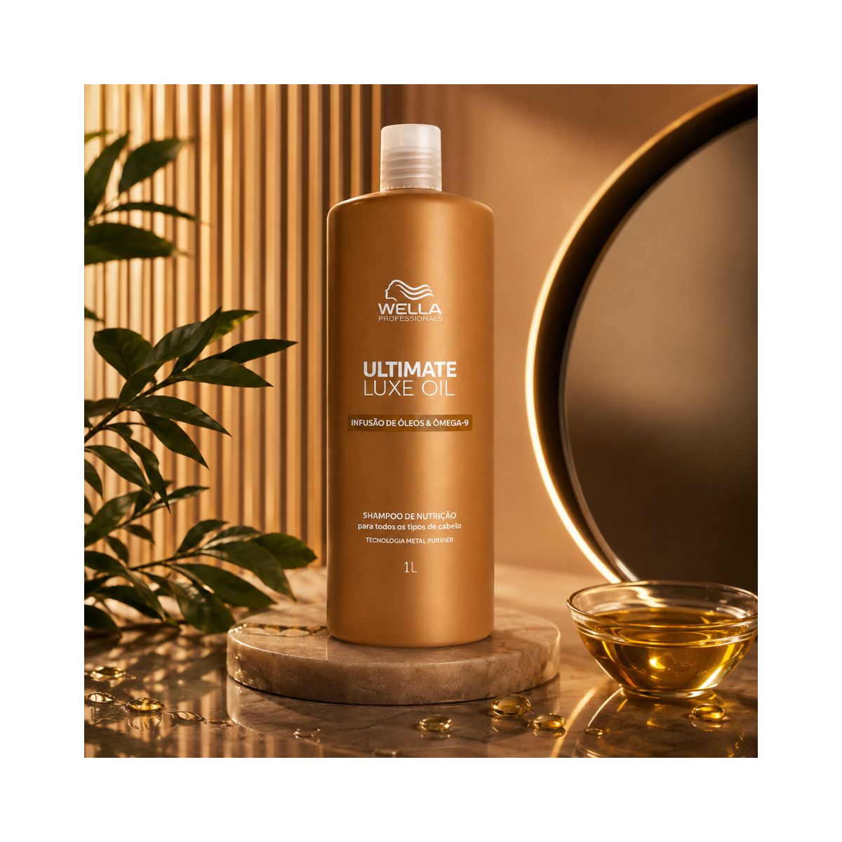 SHAMPOO ULTIMATE LUXE OIL WELLA PROFISSIONALS 1L