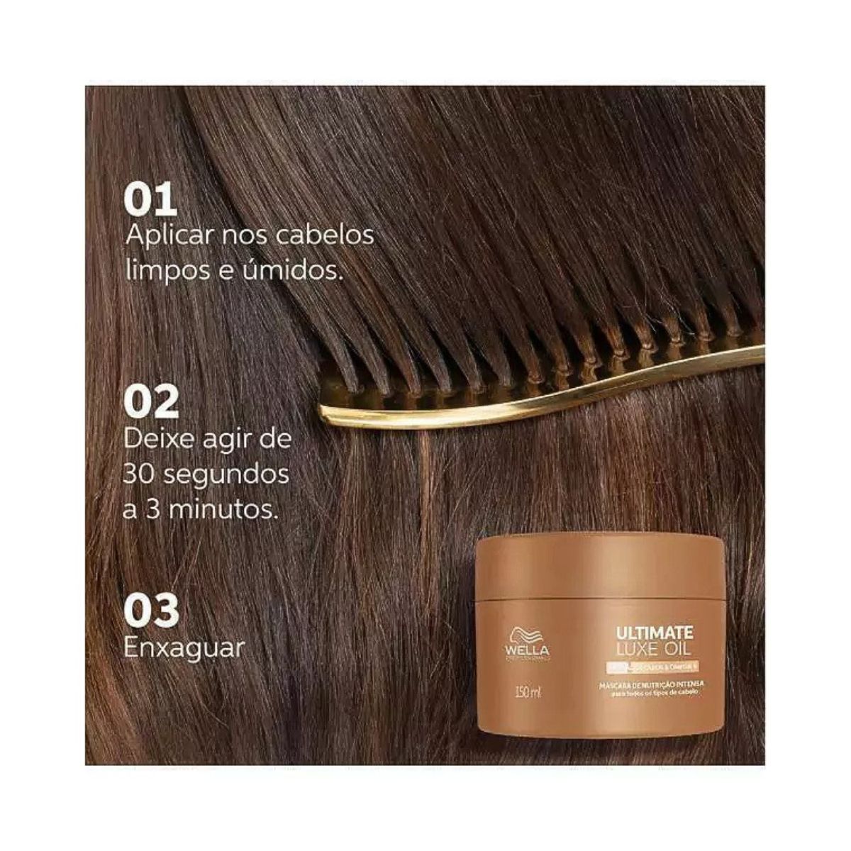 MÁSCARA CONDICIONANTE ULTIMATE LUXE OIL WELLA PROFISSIONALS 150ML