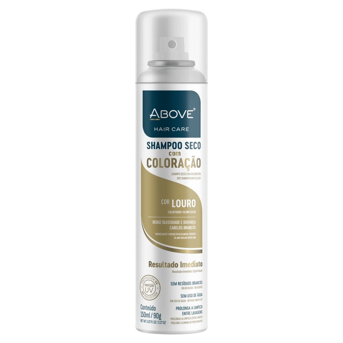 SHAMPOO A SECO COM COLORAÇÃO LOURO ABOVE 150ML
