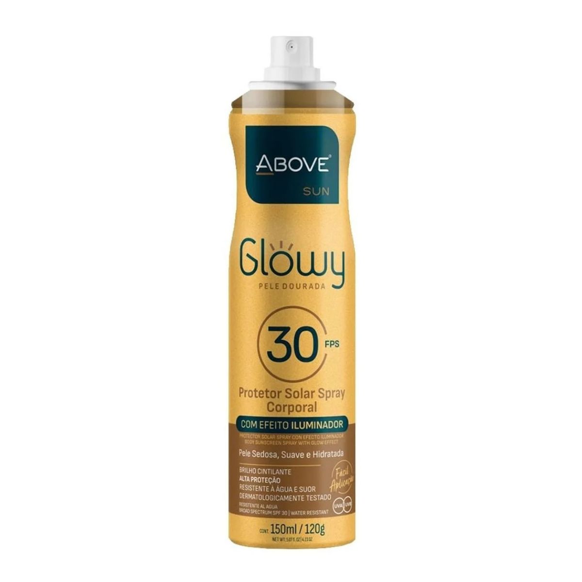 PROTETOR SOLAR ILUMINADOR GLOWY FPS30 ABOVE 150ML