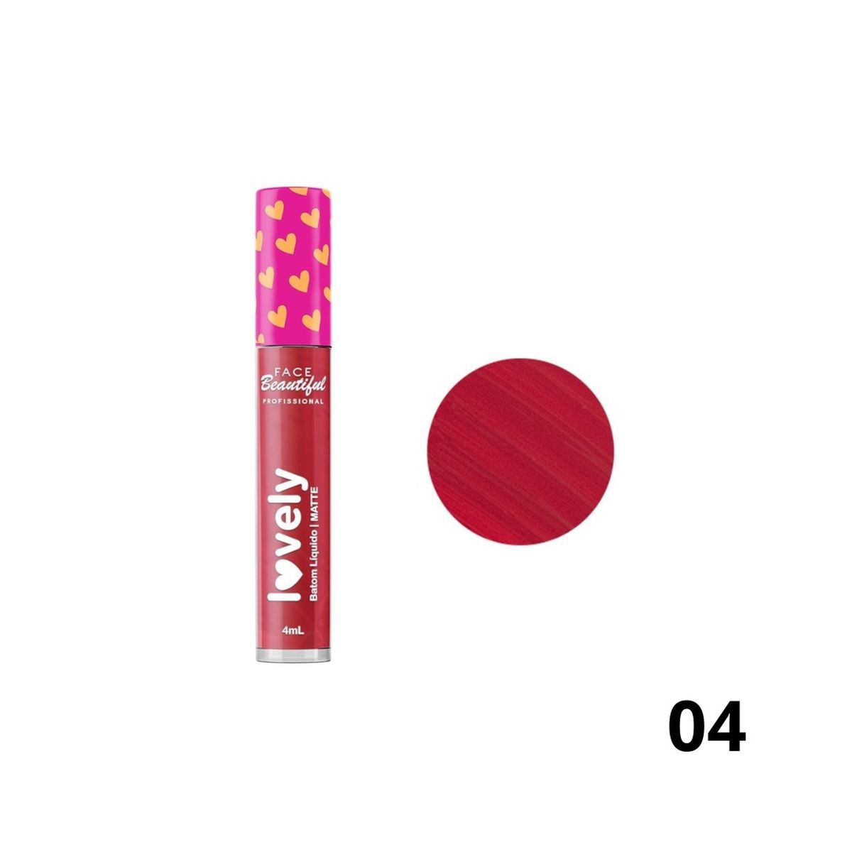 BATOM LIQ FACE BEAUTIFUL LOVELY MATTE 04 4ML